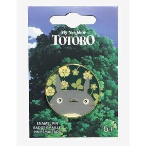 NEW Loungefly Studio Ghibli My Neighbor Totoro Yellow Florals Enamel Pin Collect